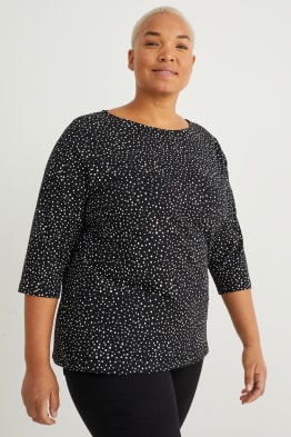 Long sleeve top - polka dot