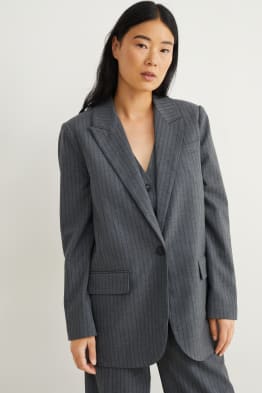 Oversized blazer - pinstripes