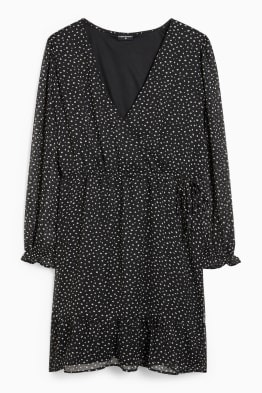 CLOCKHOUSE - wrap dress - polka dot