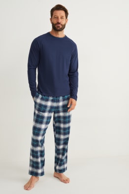 Pyjama mit Flanellhose