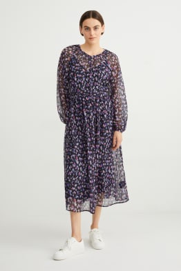 Chiffon dress - patterned