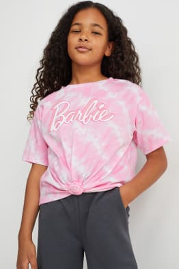 Barbie - T-shirt met geknoopt detail in de stof