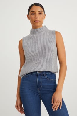 Vestă pulover din cașmir