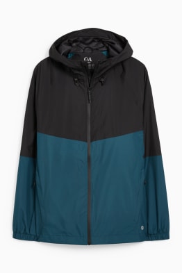 Rain jacket with hood - waterproof