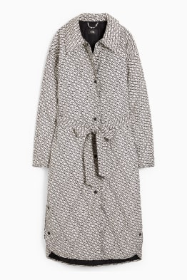 Quilted coat - patterned