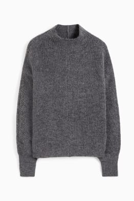Sweter ze stójką