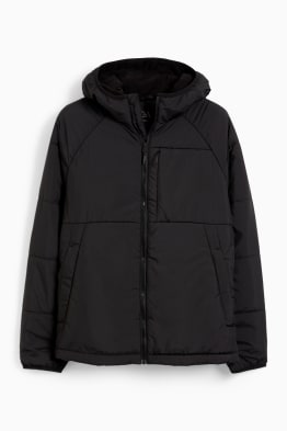 Outdoor jacket with hood - water-repellent