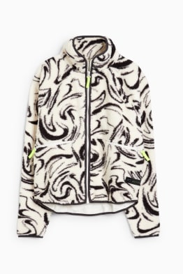 Active fleece jacket - patterned