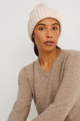 Cashmere blend hat