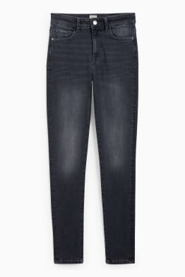 Skinny jeans - mid-rise waist - shaping jeans - LYCRA®
