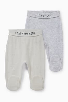 Confezione da 2 - pantaloni neonati
