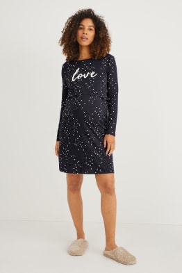 Nursing nightdress - patterned