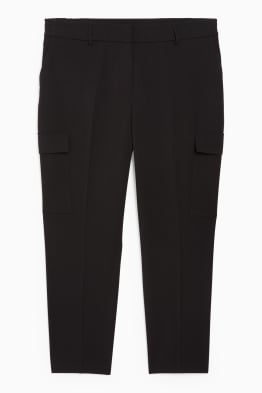 Pantalon cargo - high waist - regular fit