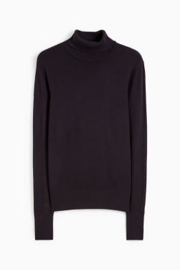 Pull col new arrivals roulé homme c&a