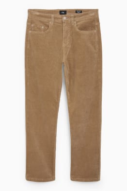Pantaloni din catifea reiată - regular fit