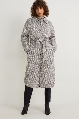 Quilted coat - patterned