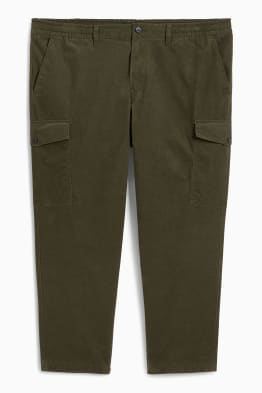 Corduroy cargo trousers