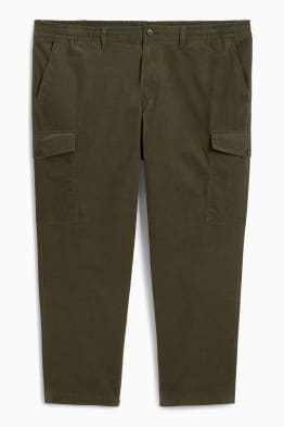 Pantalon cargo en velours côtelé