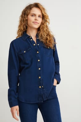 Denim blouse