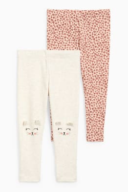 Lot de 2 - leggings doublés