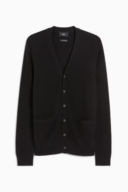 Cardigan con componente di cashmere - misto lana