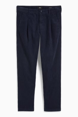 Spodnie sztruksowe chino - Tapered Fit