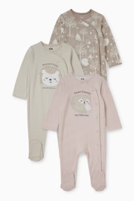 Pack de 3 - pijamas para bebé