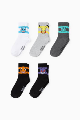 Multipack 5er - Pokémon - Socken mit Motiv