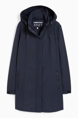 Softshellový kabát s kapucí