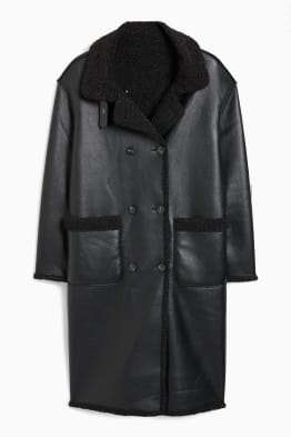 Teddy coat c&a clearance