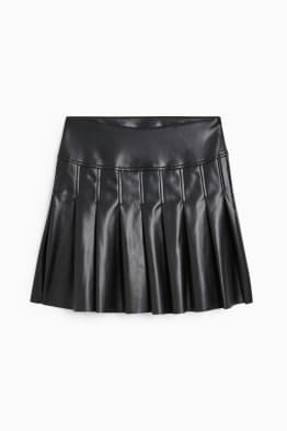 CLOCKHOUSE - skirt - faux leather