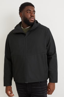 Veste softshell à capuche - déperlante - 4 Way Stretch