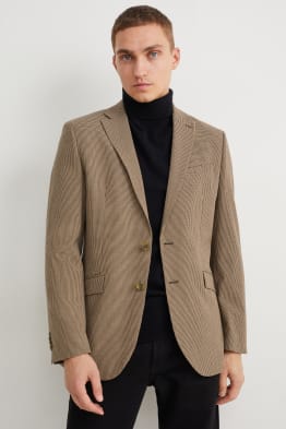 Tailored jacket - slim fit - Flex - 4 way stretch - LYCRA® - check