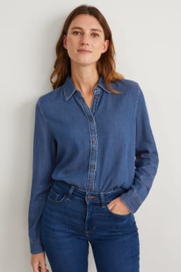 Denim blouse