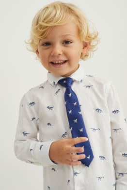 Dinosaur - tie - patterned