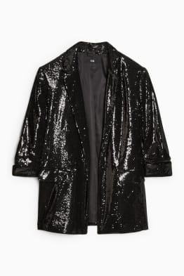Blazer con paillettes - relaxed fit
