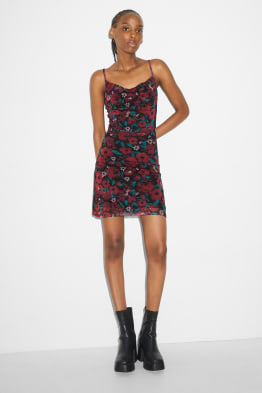 CLOCKHOUSE - bodycon dress - floral