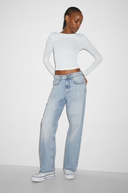 CLOCKHOUSE - baggy jeans - mid-rise waist