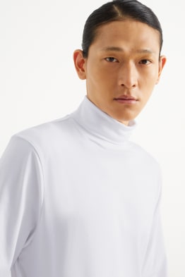 Polo neck top