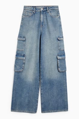 CLOCKHOUSE - jeans a gamba larga - vita alta