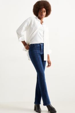 Bootcut jeans - high waist