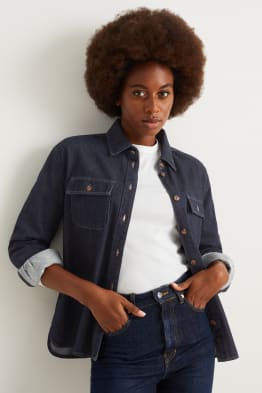 Denim blouse