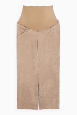 Pantalon en velours de grossesse - coupe relax