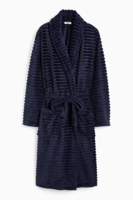 Fleece bathrobe