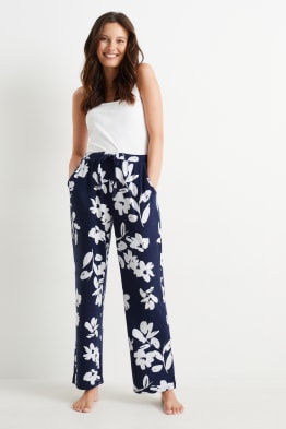 Pantalon de pyjama - à fleurs