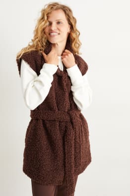 Teddy fur waistcoat