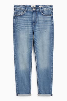 Boyfriend jean - mid waist - LYCRA®