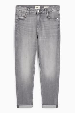 Boyfriend jean - mid waist - LYCRA®