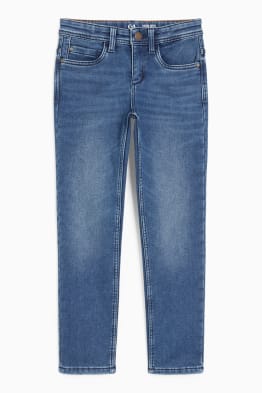 Slim jeans - termo džíny - jog denim