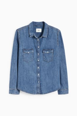 Denim blouse